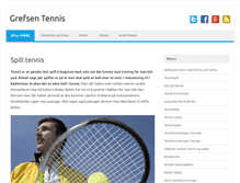 Tablet Screenshot of grefsen-tennis.org
